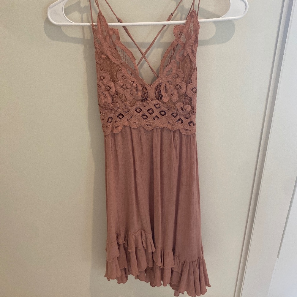 Brand NWT free people blush sundress
